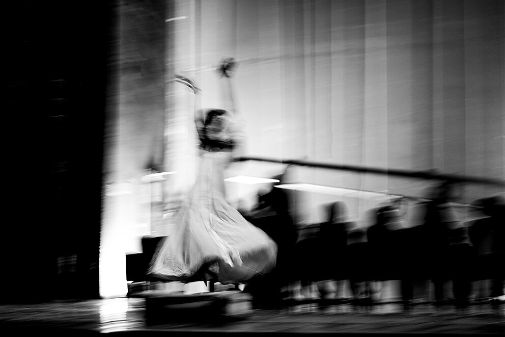 Irene Stracciati Danza prove in Teatro 8 -5-23